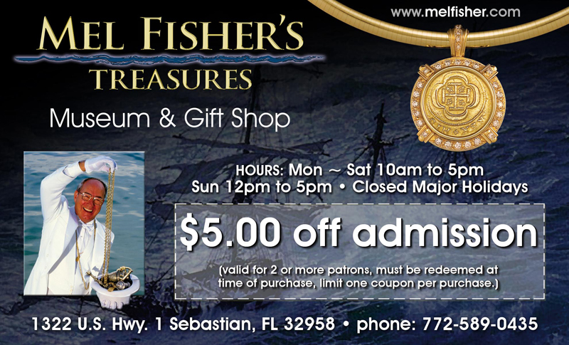 Mel Fisher's Treasure Museum $5 Off Admission Coupon