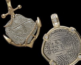 Shipwreck Treasure Jewelry Atocha Coin Necklace